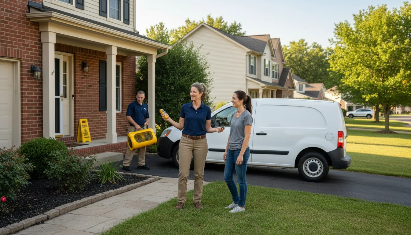 Water restoration image for Water Damage & Restoration Services in Max, MN